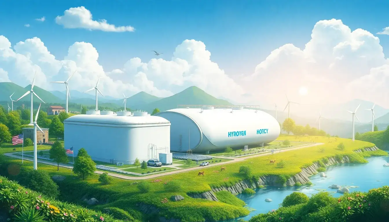 What are the environmental impacts of hydrogen storage for long-duration energy storage