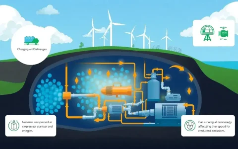 How does compressed air energy storage (CAES) work and what are its advantages