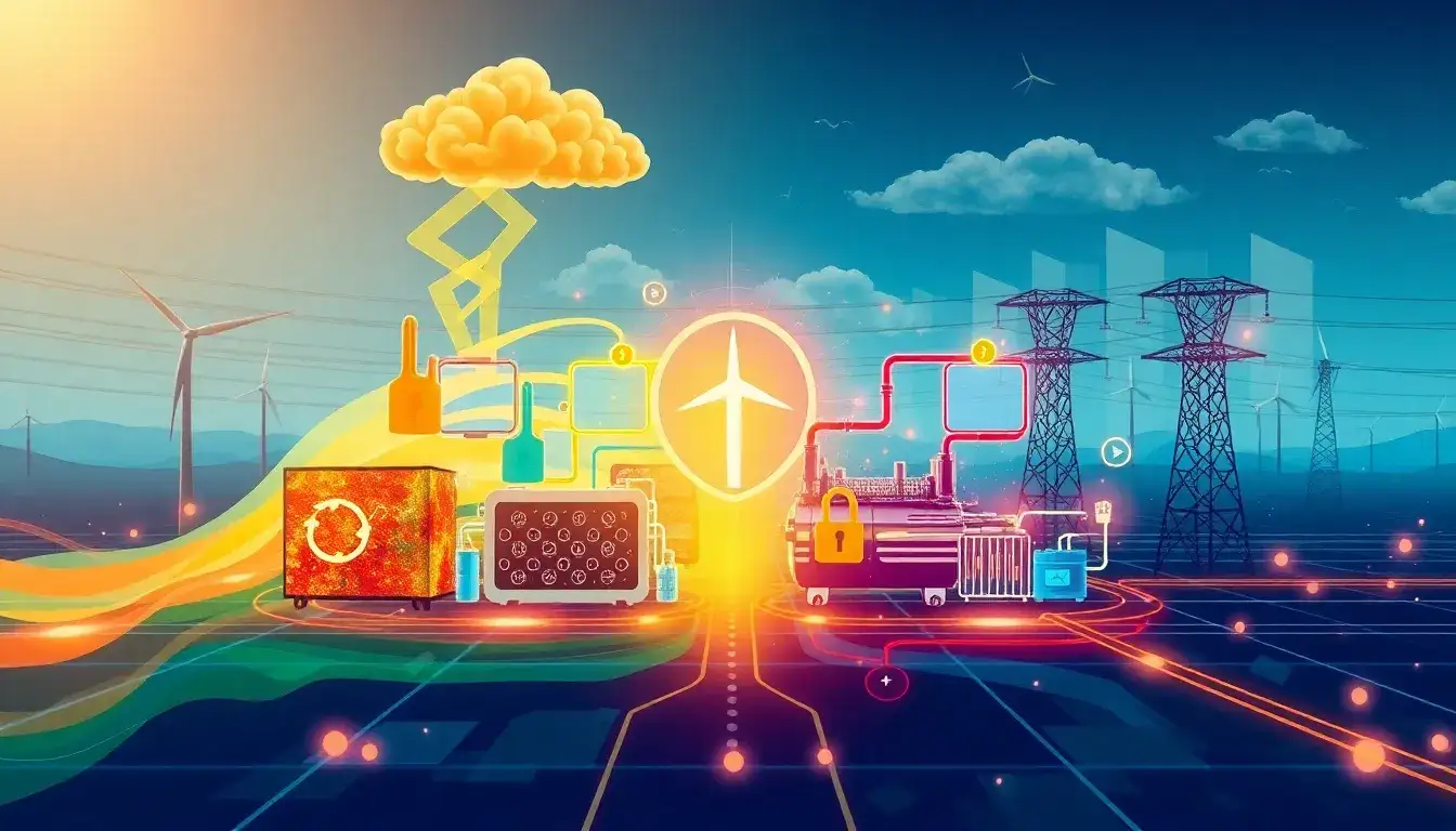 How does thermal energy storage compare to other forms of energy storage in terms of grid resilience