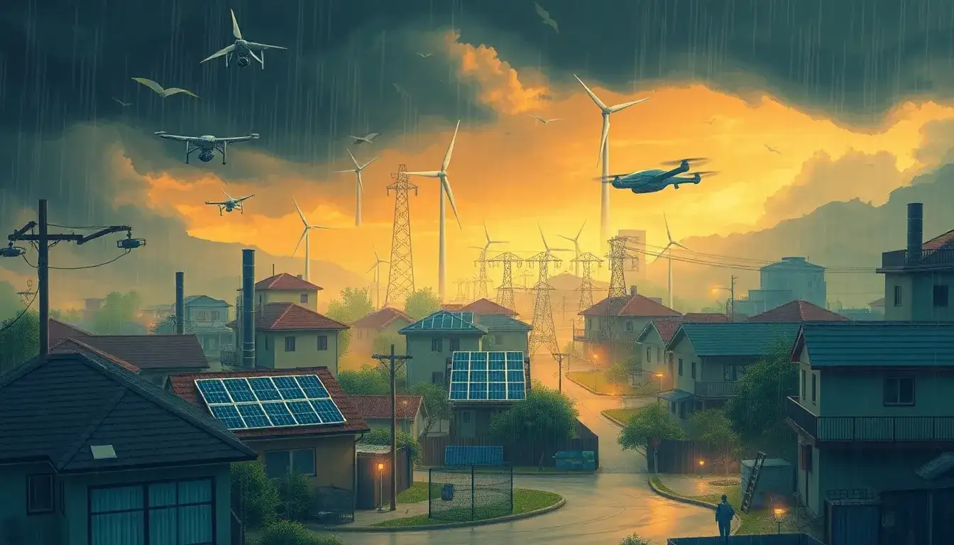 How can LDES contribute to grid resilience during natural disasters