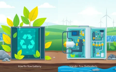 What are the main advantages of iron flow batteries over vanadium flow batteries in terms of sustainability
