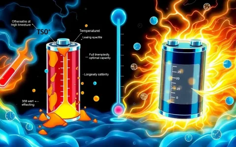 How does temperature affect battery degradation