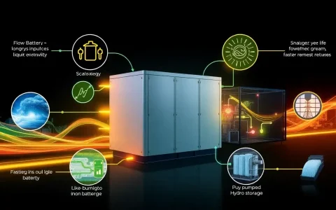 What are the main advantages of flow batteries over other long-duration energy storage solutions