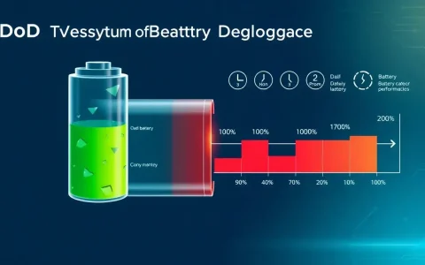 What role does the depth of discharge play in battery degradation