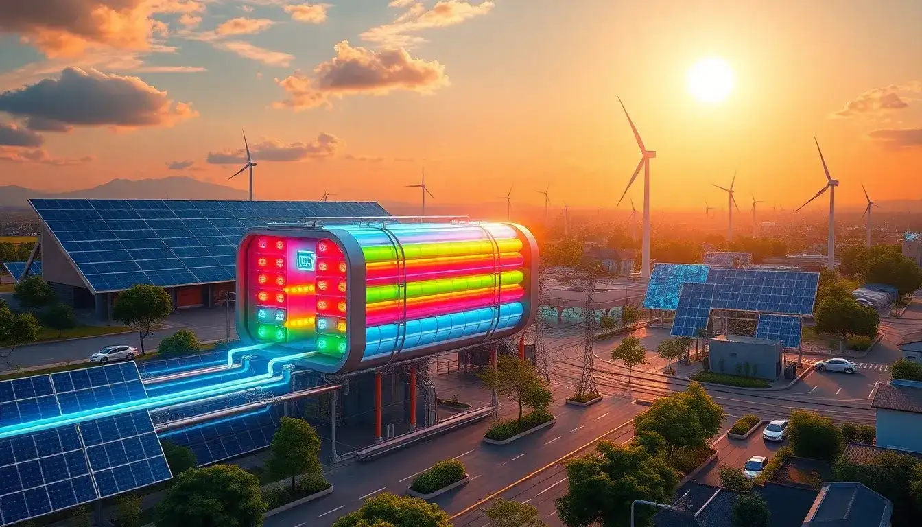 What role do flow batteries play in supporting the integration of renewable energy sources into the grid