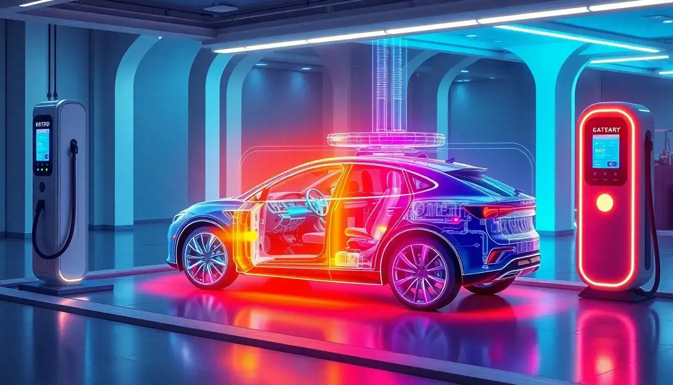 How does thermal management impact the safety of electric vehicles