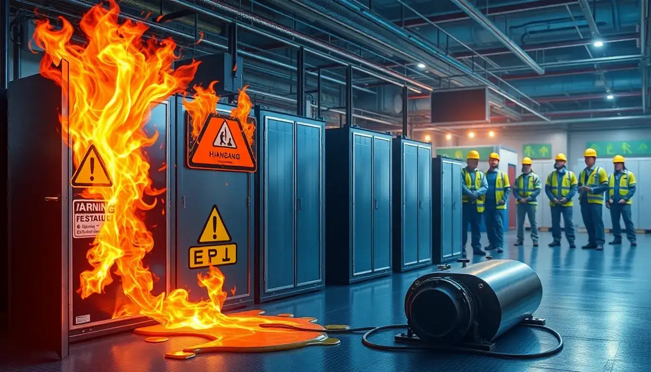 What are the main safety concerns related to energy storage systems