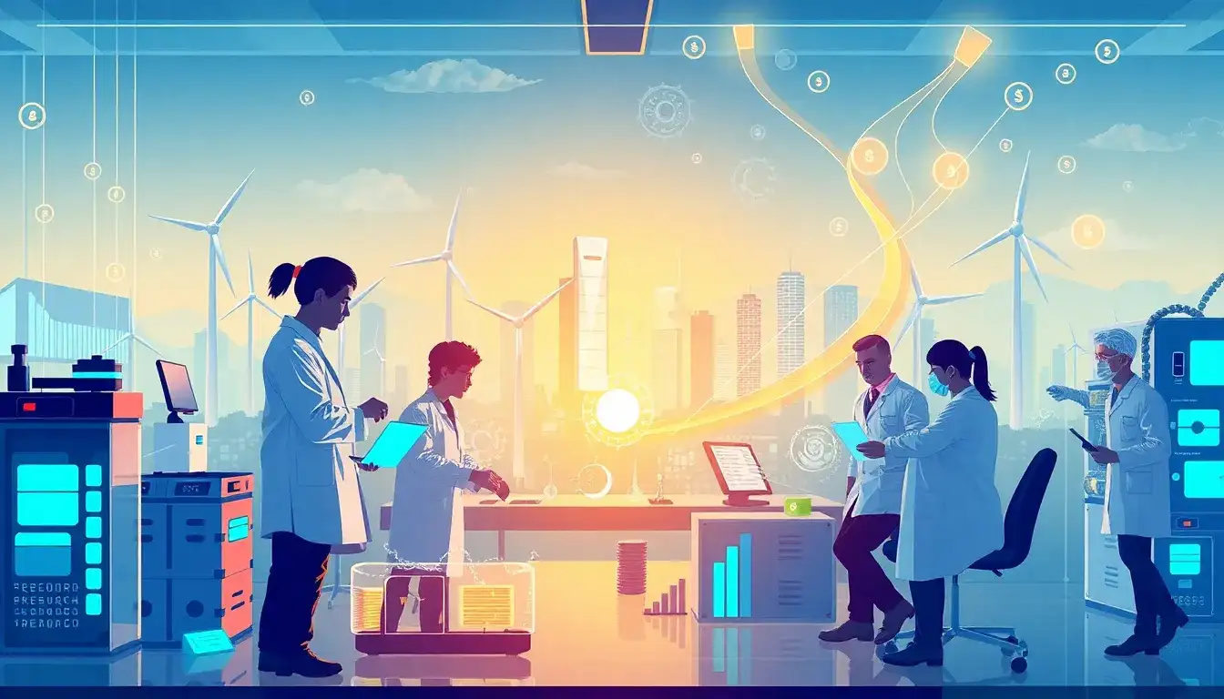 What role does research and innovation funding play in advancing energy storage technologies