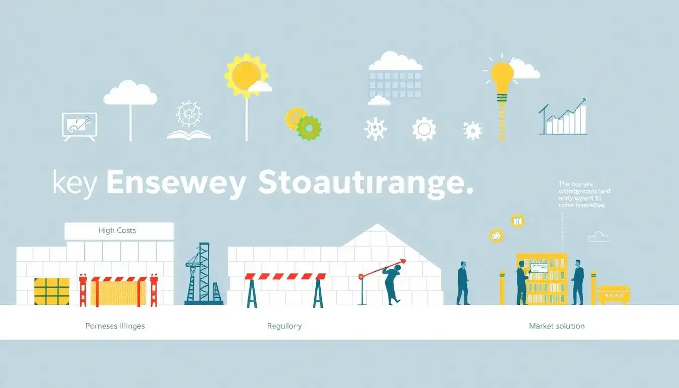 What are the key barriers to energy storage adoption and how can policies address them