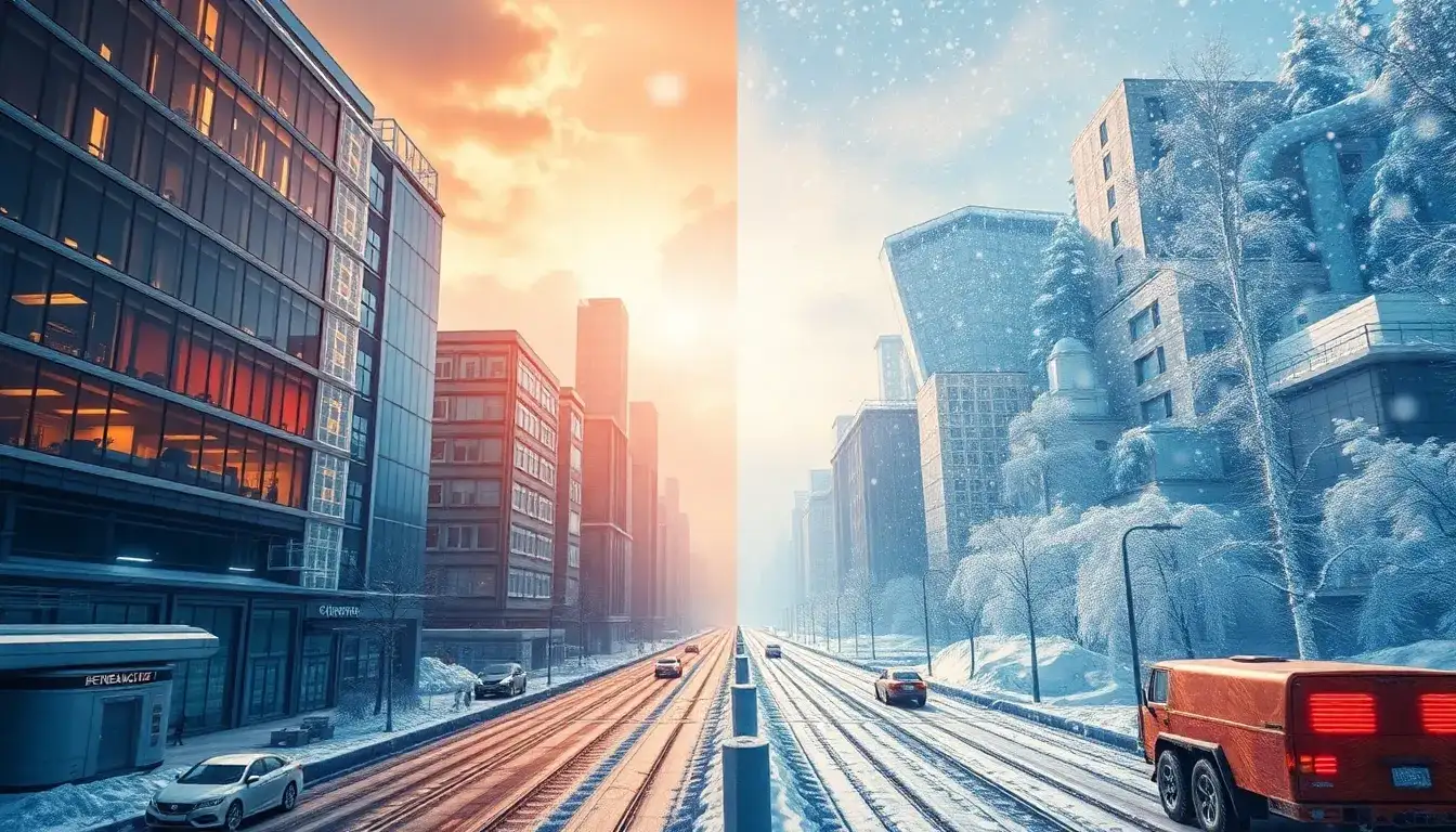 What are the main challenges in implementing thermal management systems in extreme weather conditions