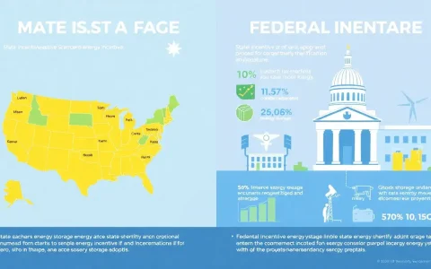 How do state-specific incentives compare to federal incentives for energy storage