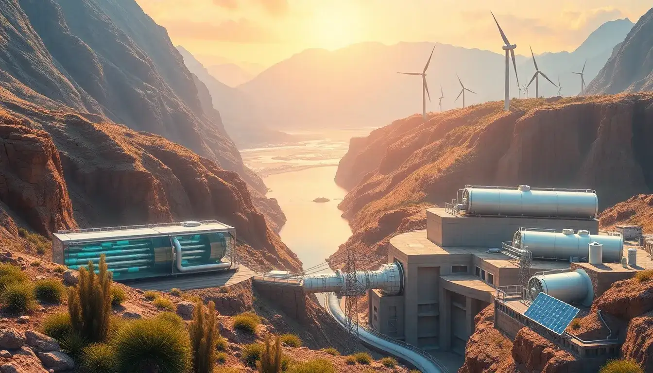 What are the main technologies used for long-duration energy storage