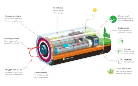 How does iron-air battery technology work and what are its advantages