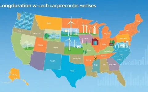 How does the market structure in different states affect the development of long-duration energy storage projects