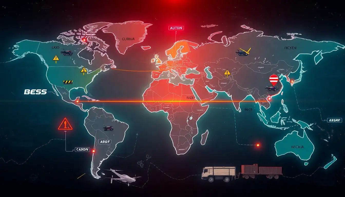 How do geopolitical tensions impact the BESS supply chain
