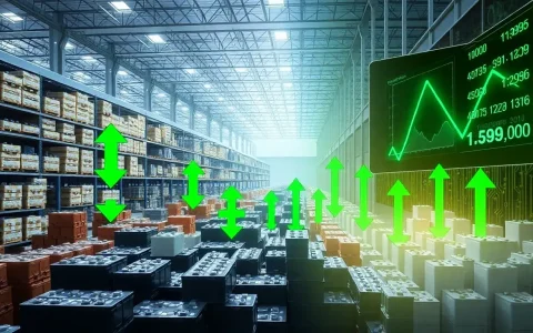 How does oversupply in the battery market affect pricing