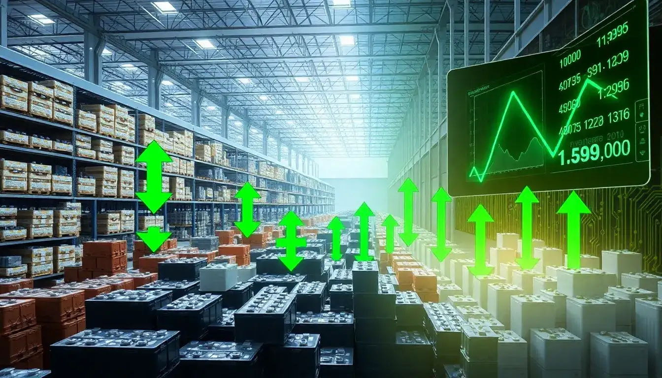 How does oversupply in the battery market affect pricing