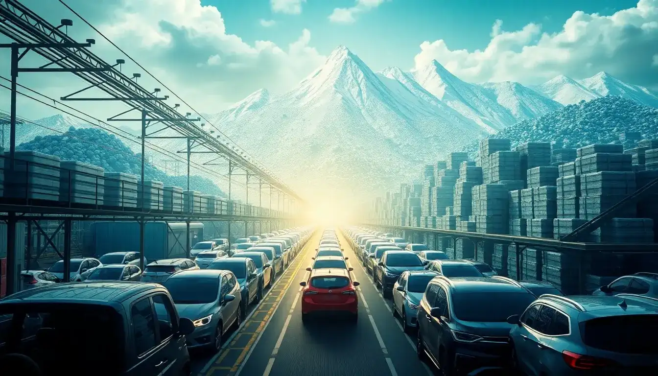 How does the oversupply of lithium affect the electric vehicle market