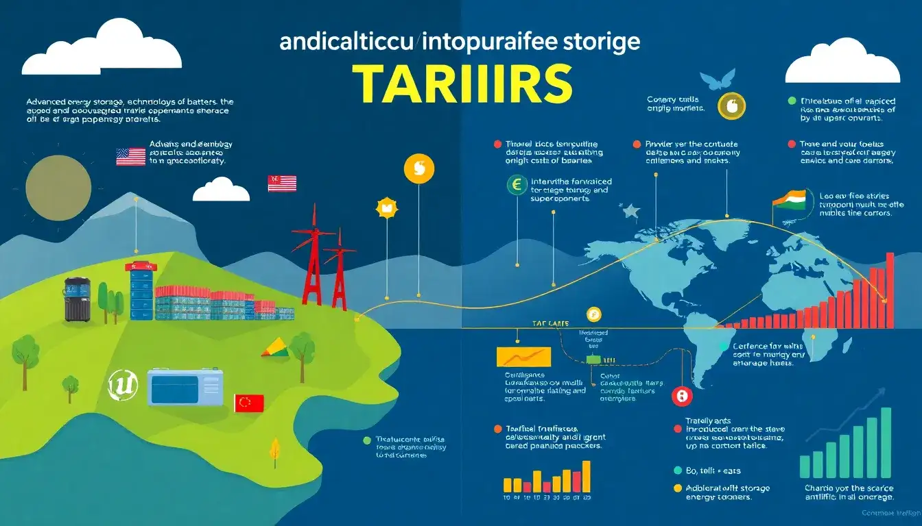 What are the long-term effects of tariffs on the energy storage industry