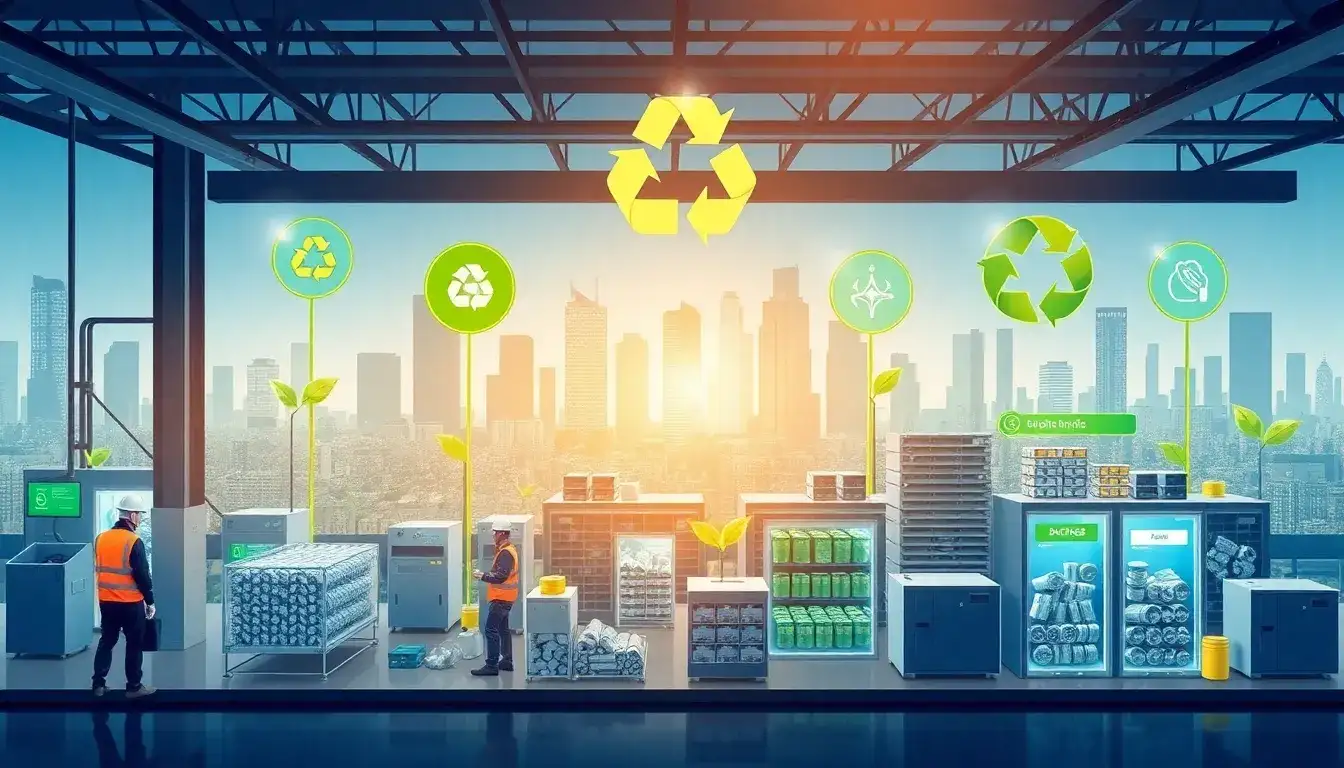 How do European businesses approach the end-of-life management of batteries