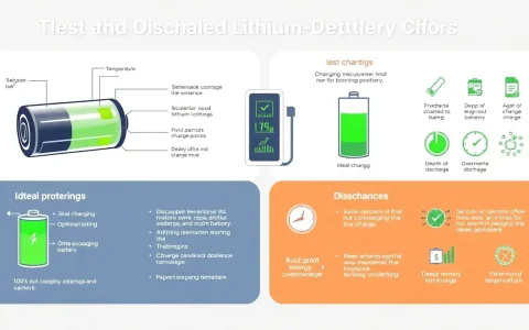 What are the best practices for charging and discharging lithium-ion batteries
