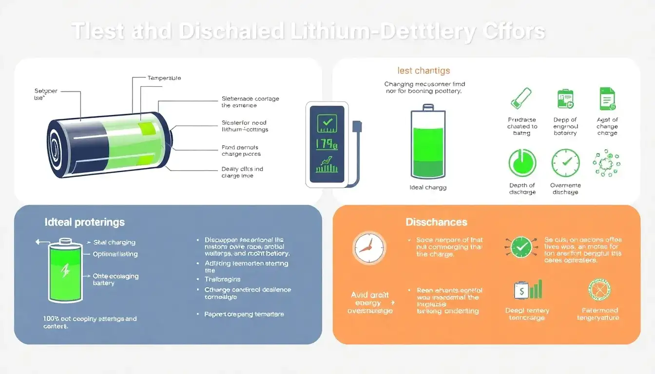 What are the best practices for charging and discharging lithium-ion batteries