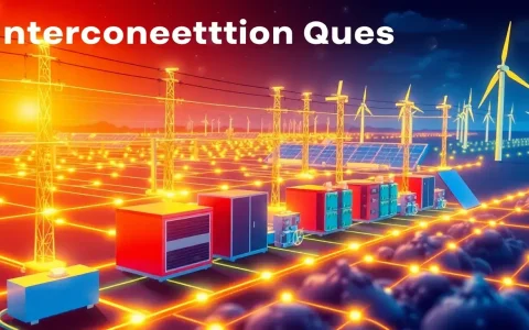How do interconnection queues affect the integration of new energy storage systems