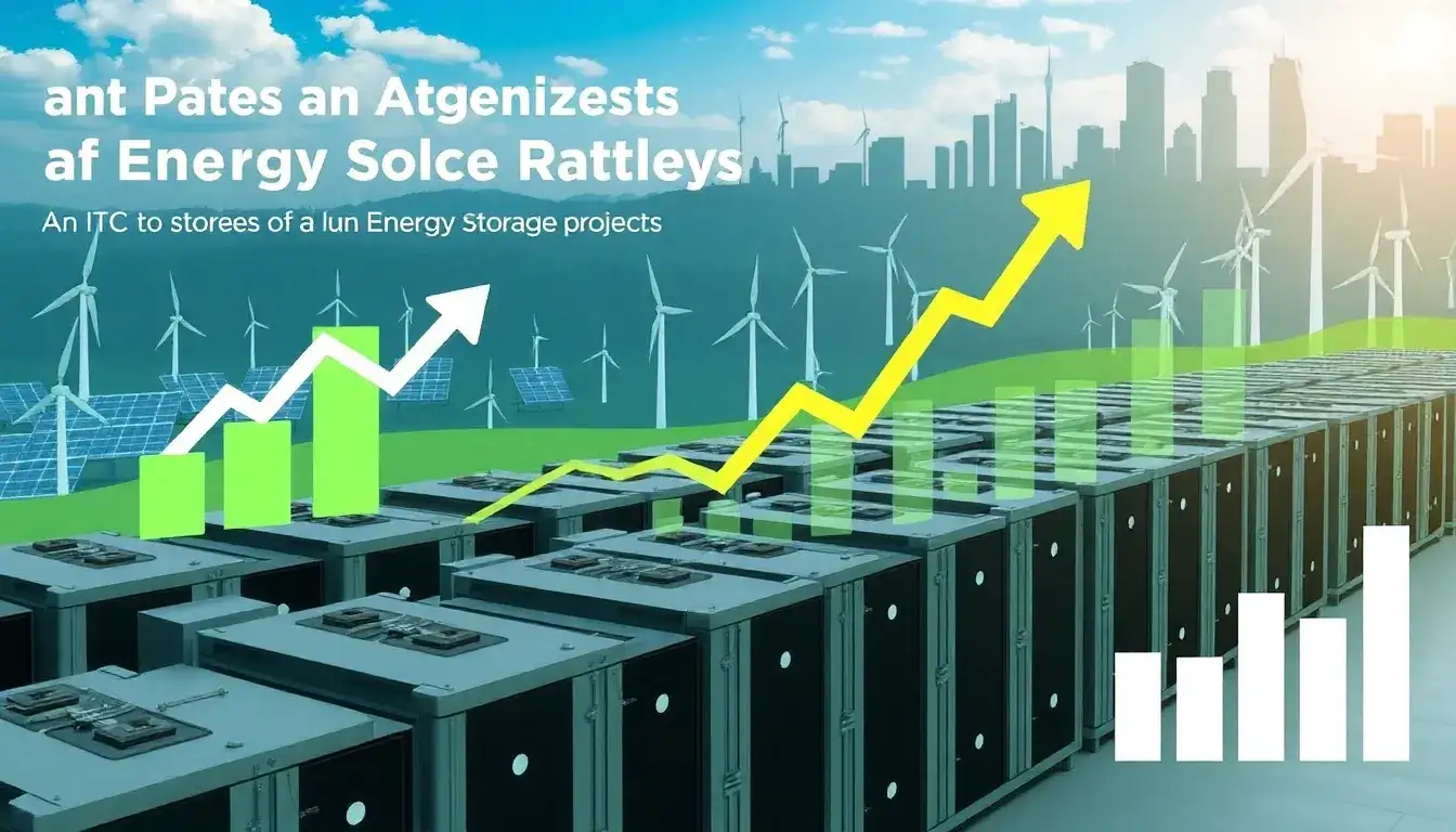 How have the increased ITC rates influenced the cost of energy storage projects