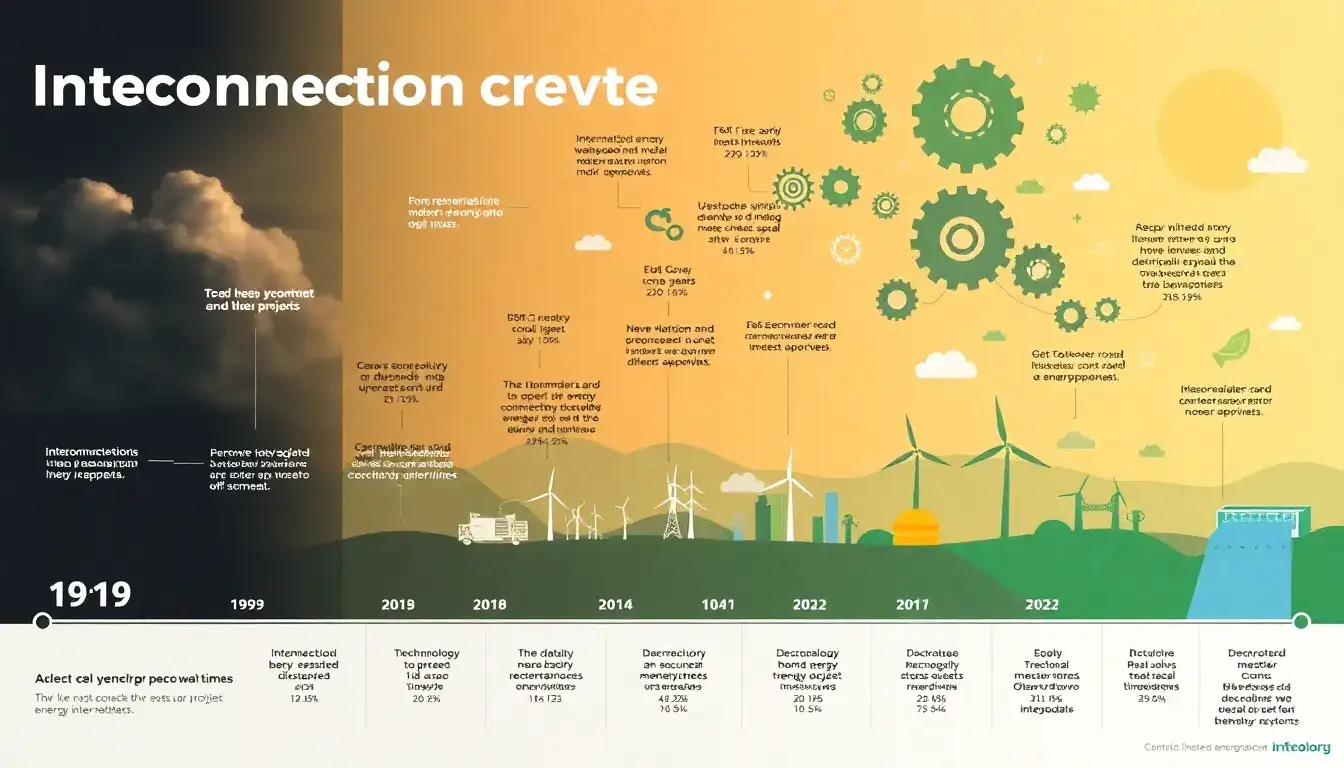How has the wait time for projects in interconnection queues changed over the years