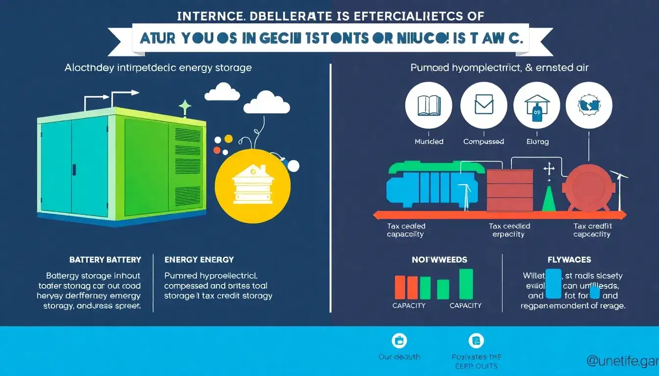 What are the differences in tax credit eligibility between battery energy storage and other types of energy storage