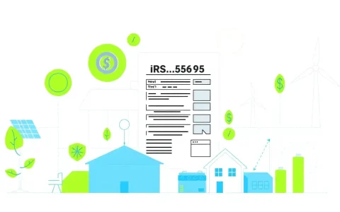 How does the IRS Form 5695 apply to energy storage tax credits
