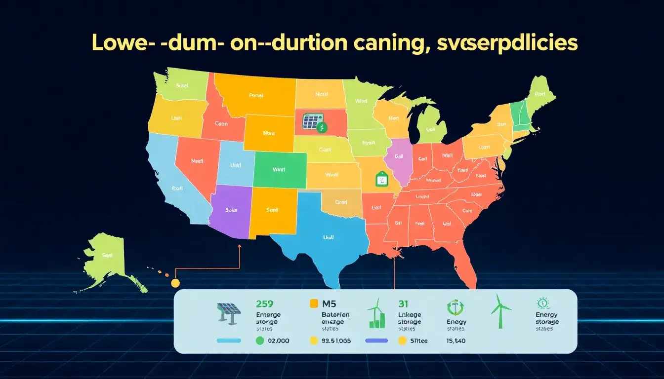 Which states have the most successful long-duration energy storage policies