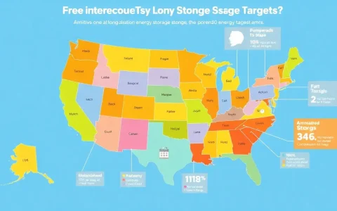 Which states have the most ambitious long-duration energy storage targets