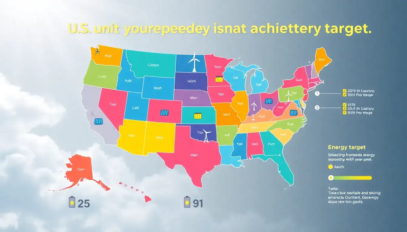 Which states are closest to meeting their energy storage targets