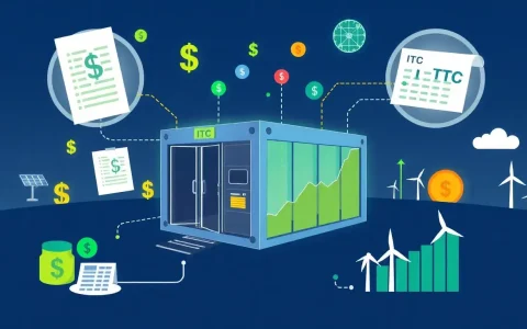 How do tax credits like the Investment Tax Credit (ITC) impact the cost of battery storage systems