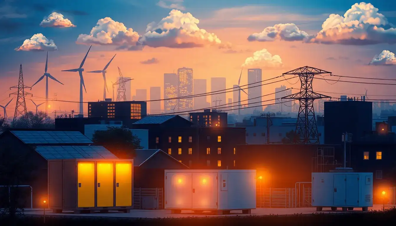 How does energy storage improve grid reliability during power outages