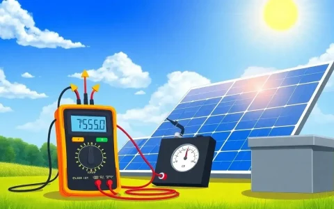 How can I test my solar battery's voltage and capacity