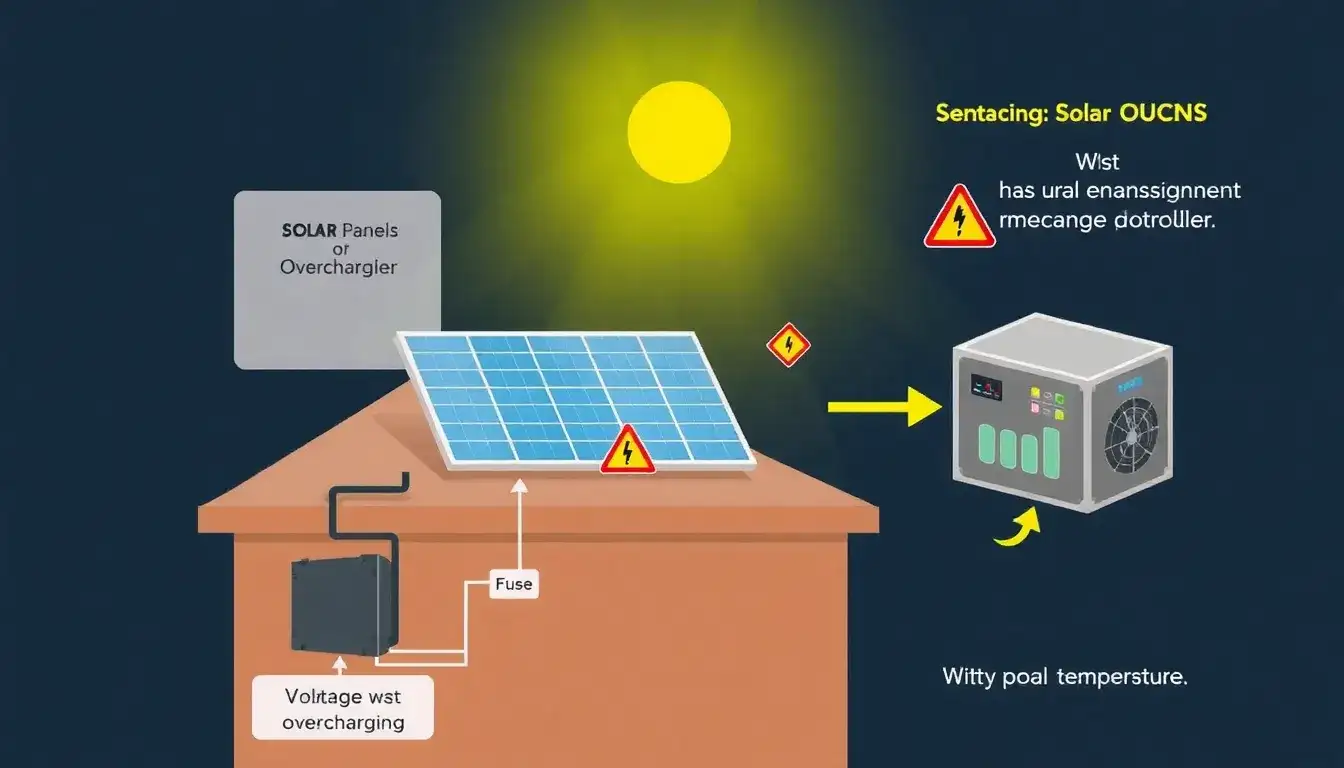 How can I prevent overcharging my solar batteries