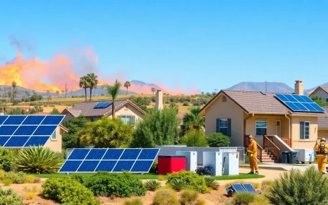 How does California's SGIP program benefit high fire threat districts