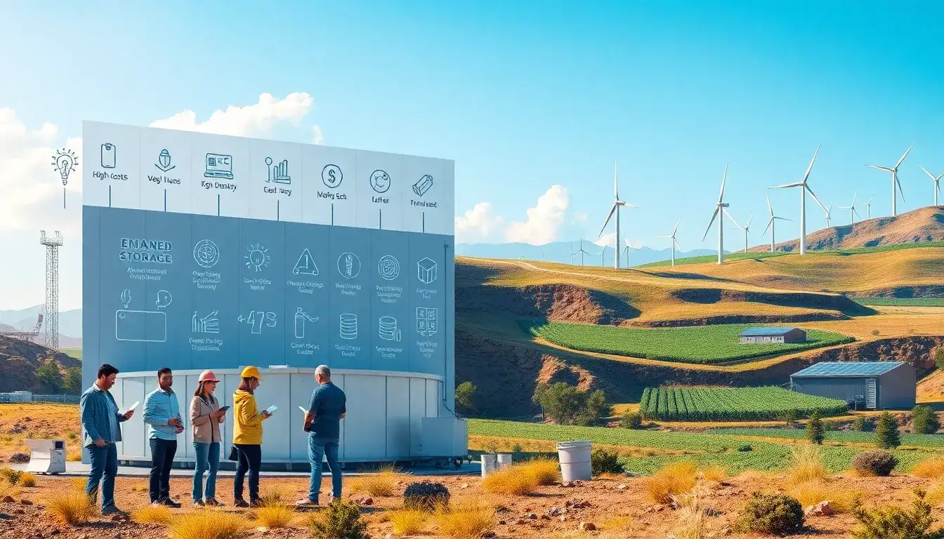 What economic barriers hinder the widespread adoption of long-duration energy storage