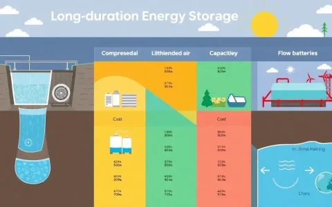 How do different types of long-duration energy storage technologies compare