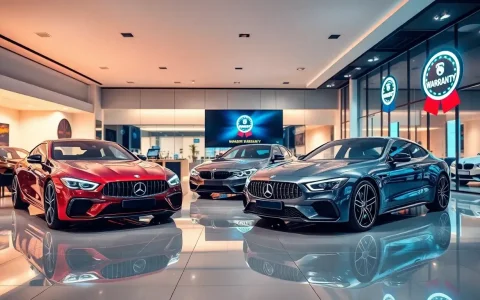 Can you recommend any luxury car brands that offer warranties on their affordable models