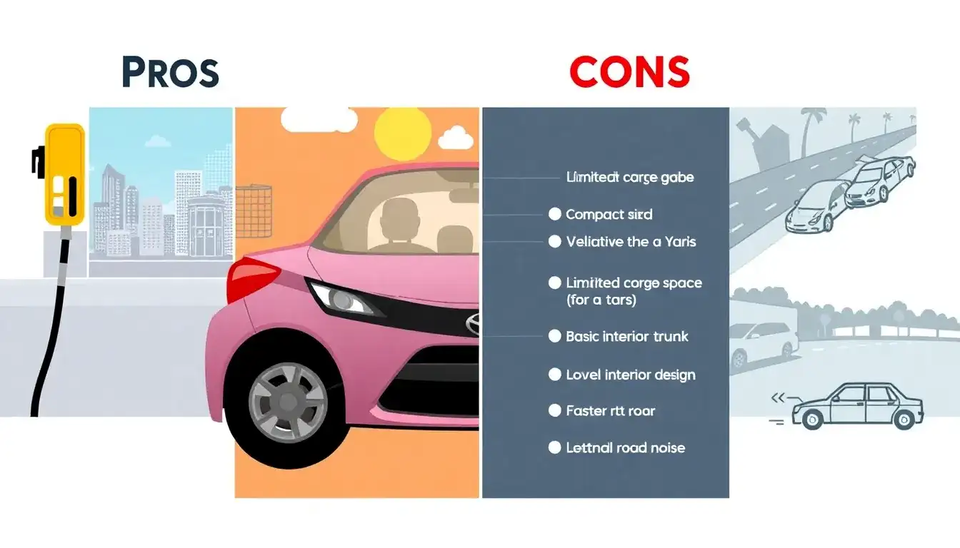 What are the pros and cons of the Toyota Yaris for first-time buyers