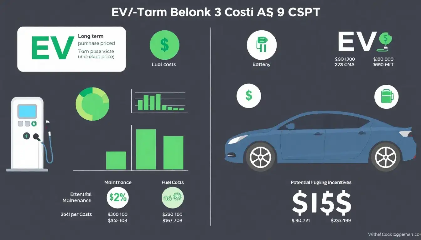 How do electric vehicles compare to gasoline-powered cars in terms of long-term costs