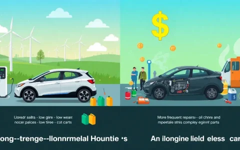 How do maintenance costs for EVs compare to those for gas-powered cars over the long term