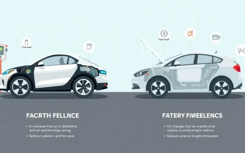 What are the most common maintenance issues for EVs and how do they compare to those for gas-powered cars
