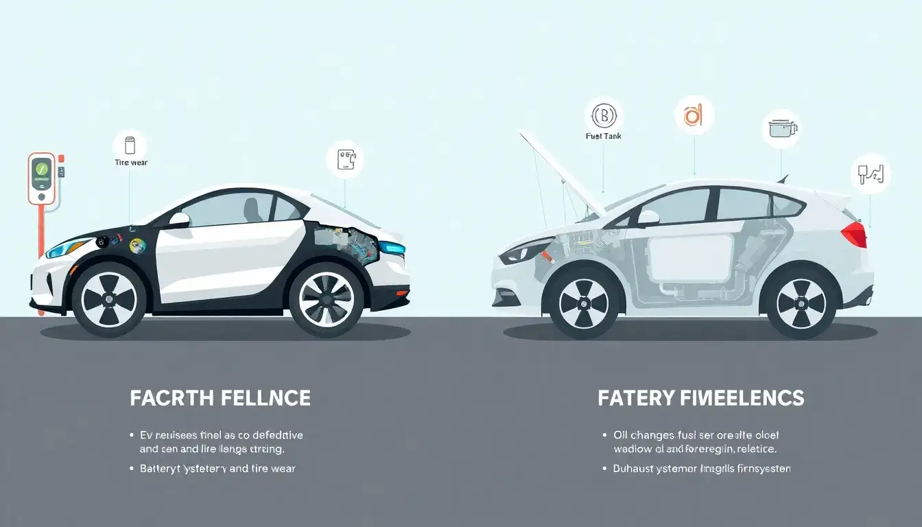 What are the most common maintenance issues for EVs and how do they compare to those for gas-powered cars
