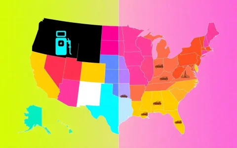 Are there any states where gas-powered cars are cheaper than EVs