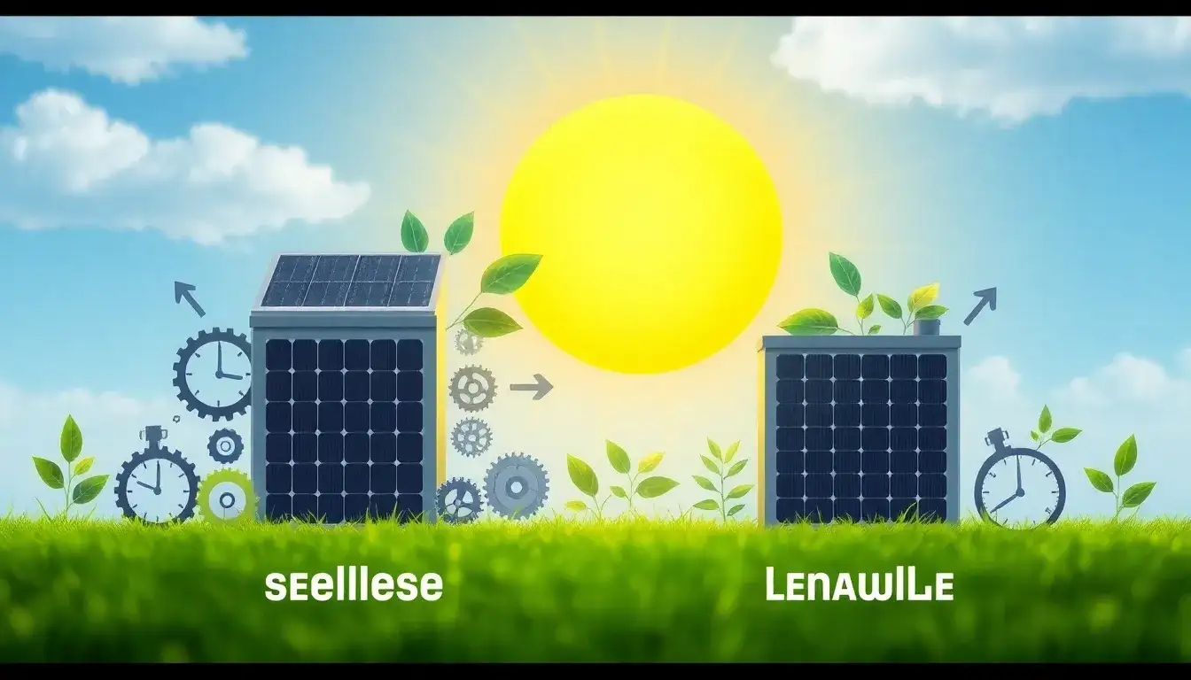 How does the size of the solar battery impact its lifespan