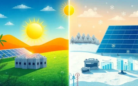 How does temperature affect the performance of solar batteries